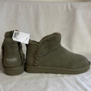 Koolaburra By UGG Women's Olive Faux Fur Lined Ankle Boots